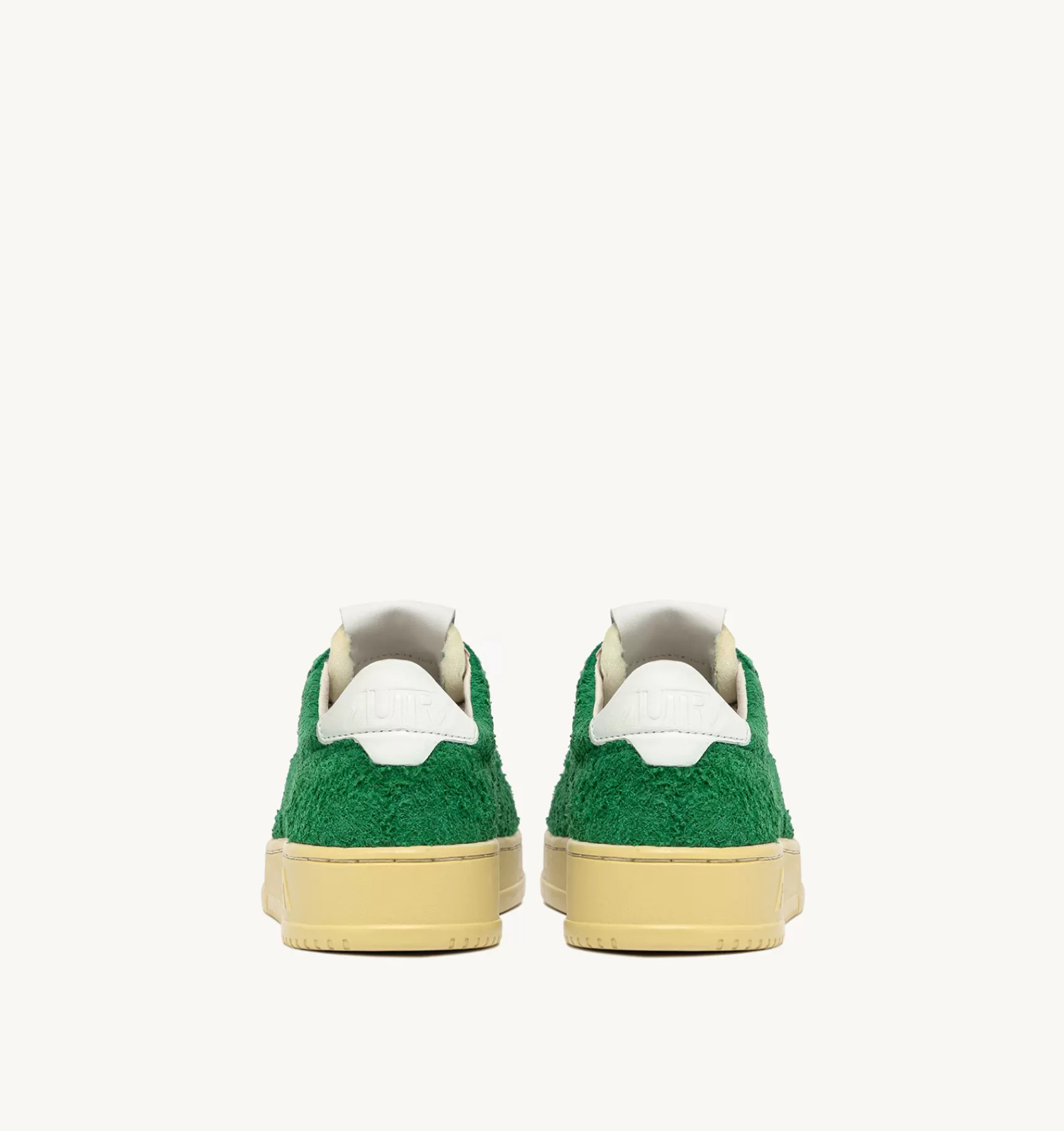 Frauen AUTRY Sneakers Medalist Low Aus Wildleder "Hair"-Effekt In Grun