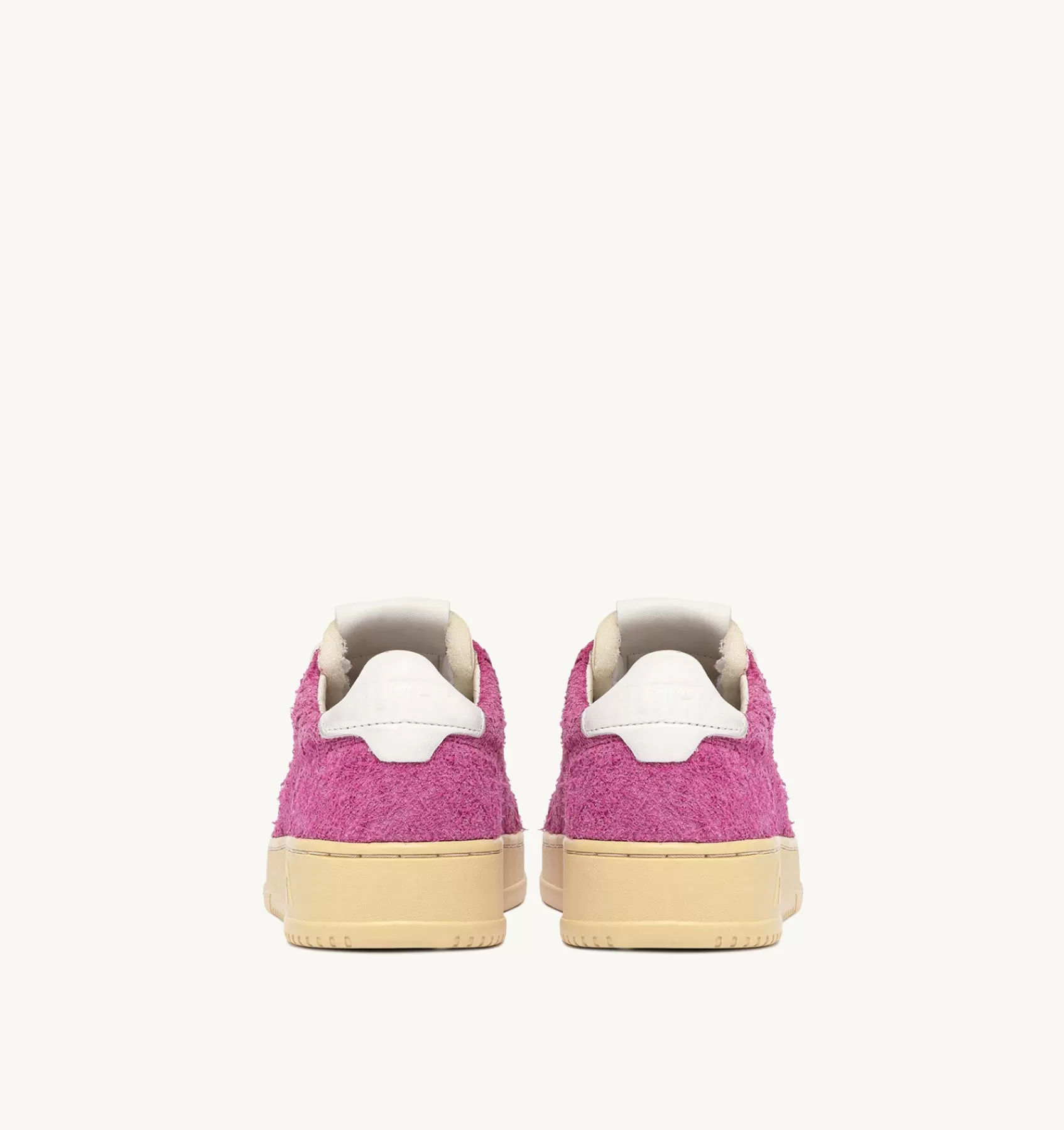 Frauen AUTRY Sneakers Medalist Low Aus Wildleder "Hair"-Effekt In Pink