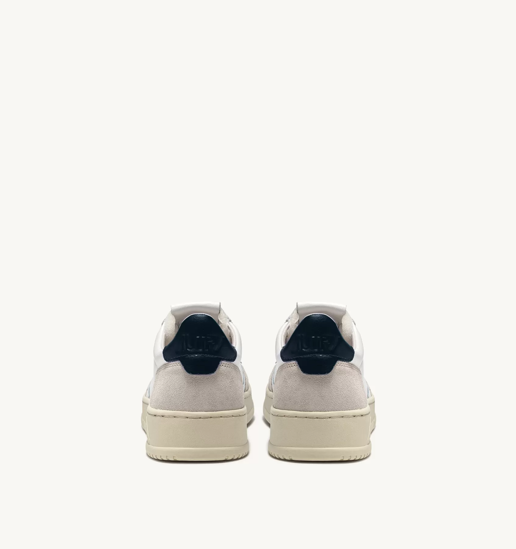 Männer AUTRY Sneakers Medalist Low Aus Wildleder Und Weissem Leder Mit Blau