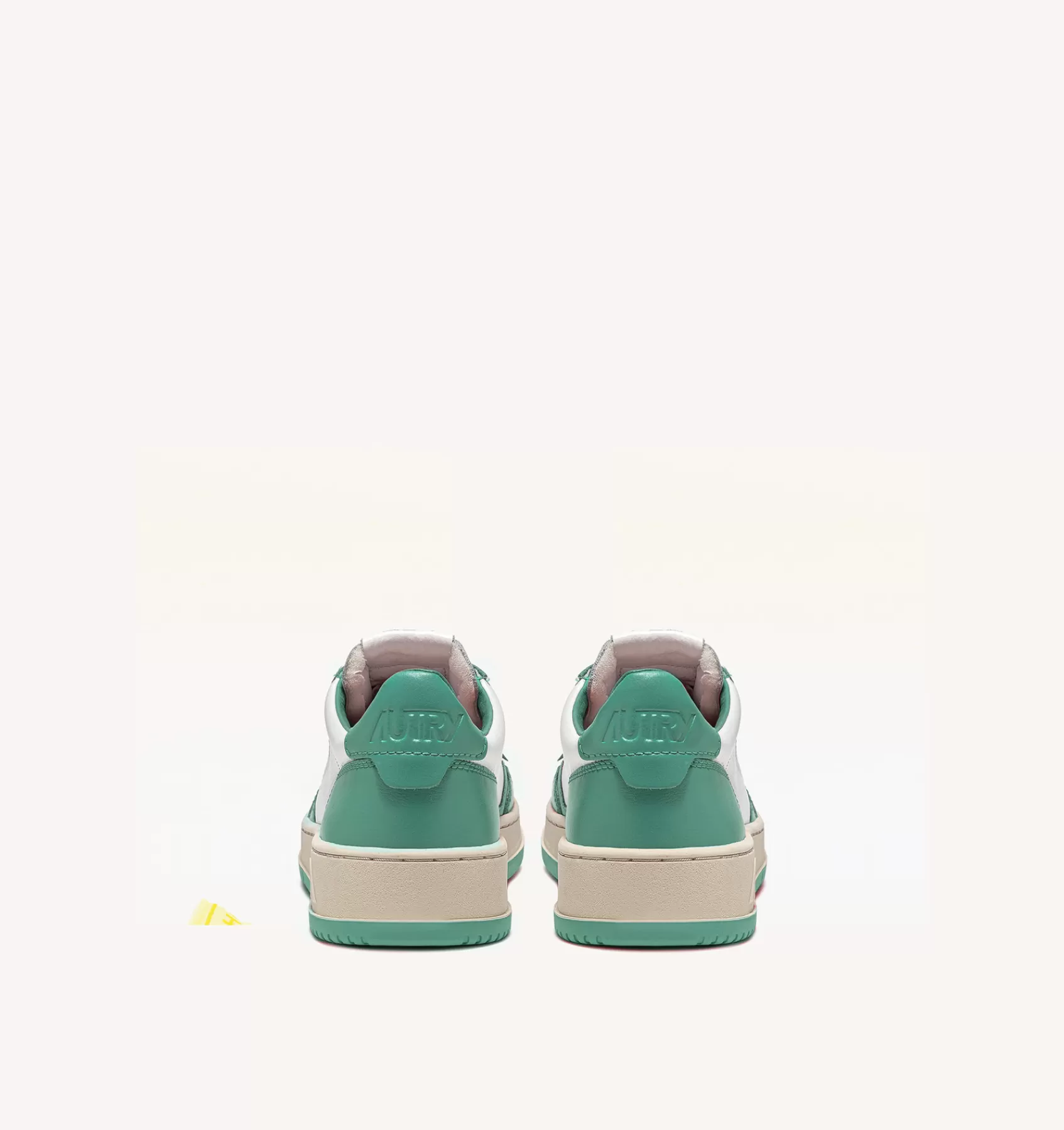 Männer AUTRY Sneakers Medalist Low Aus Zweifarbigem Leder In Weiss Und Malachi