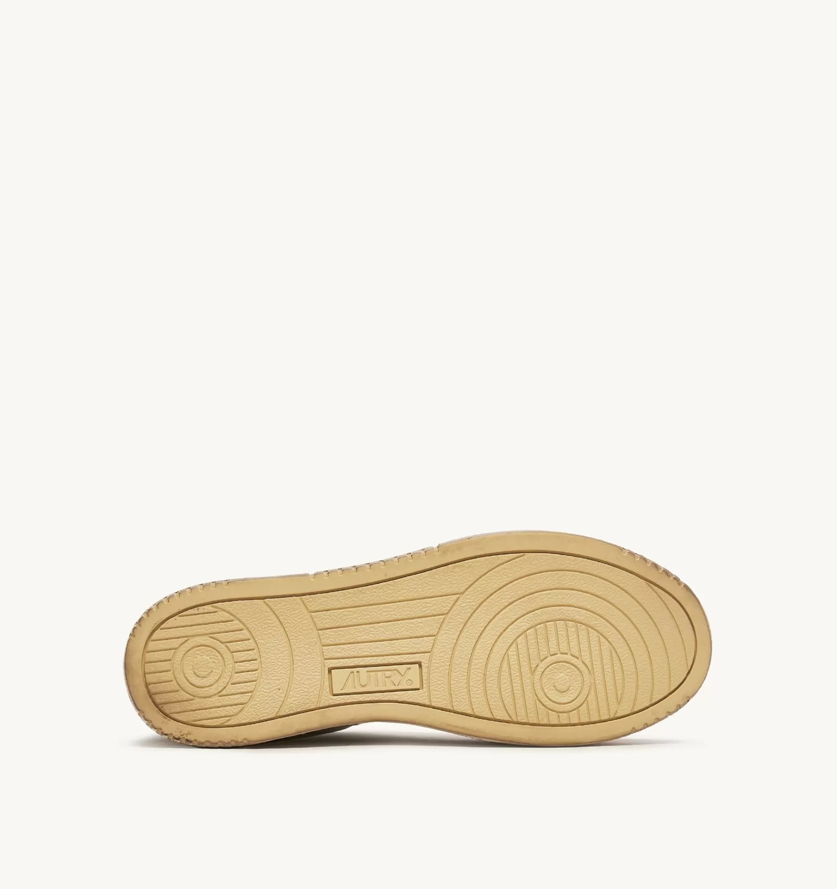 Männer AUTRY Sneakers Medalist Low Super Vintage Aus Leder In Weiss, Orange Und Tarnfarbe