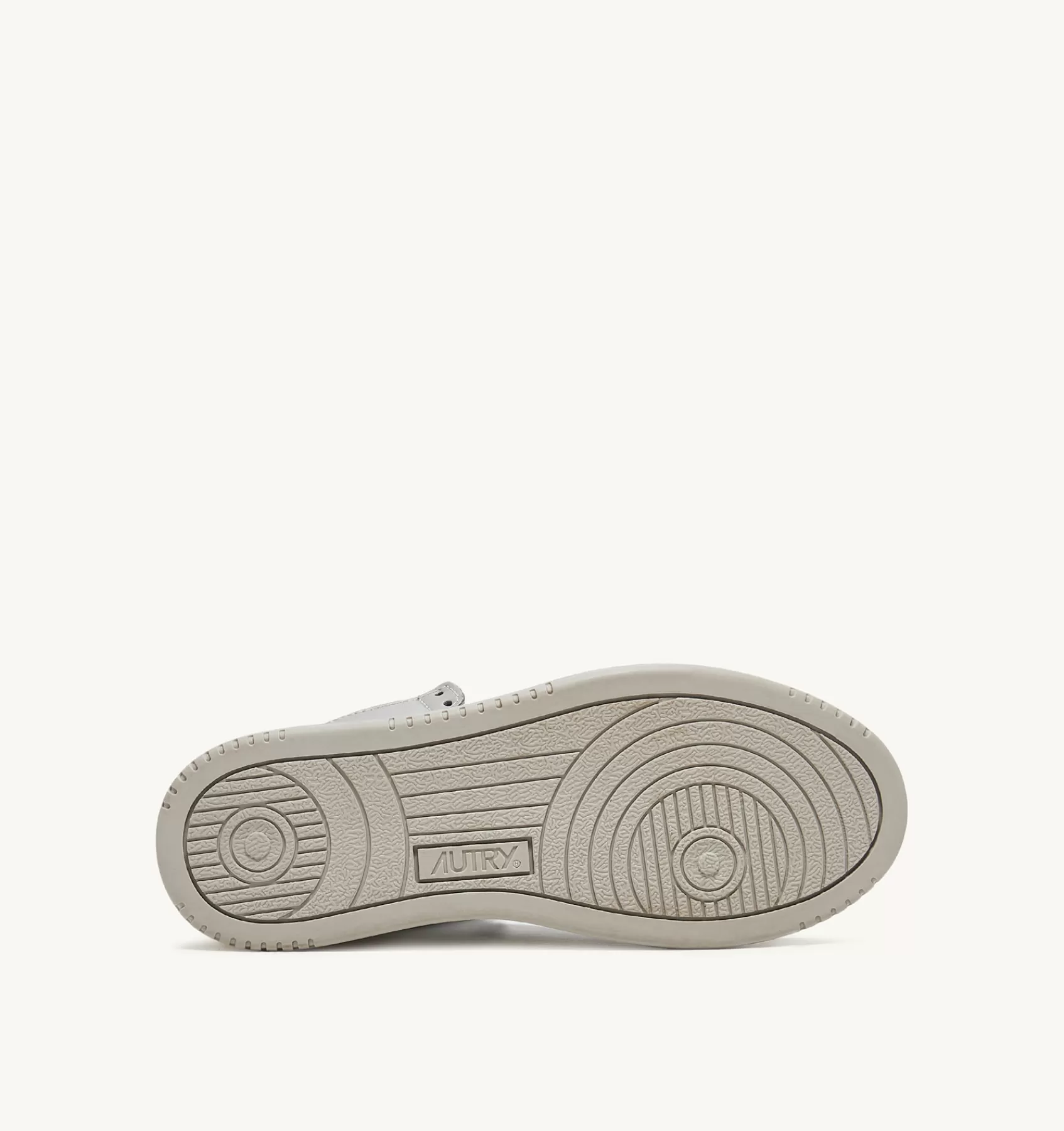 Männer AUTRY Sneakers Medalist Mid Aus Zweifarbigem Leder Weiss Und Vapor