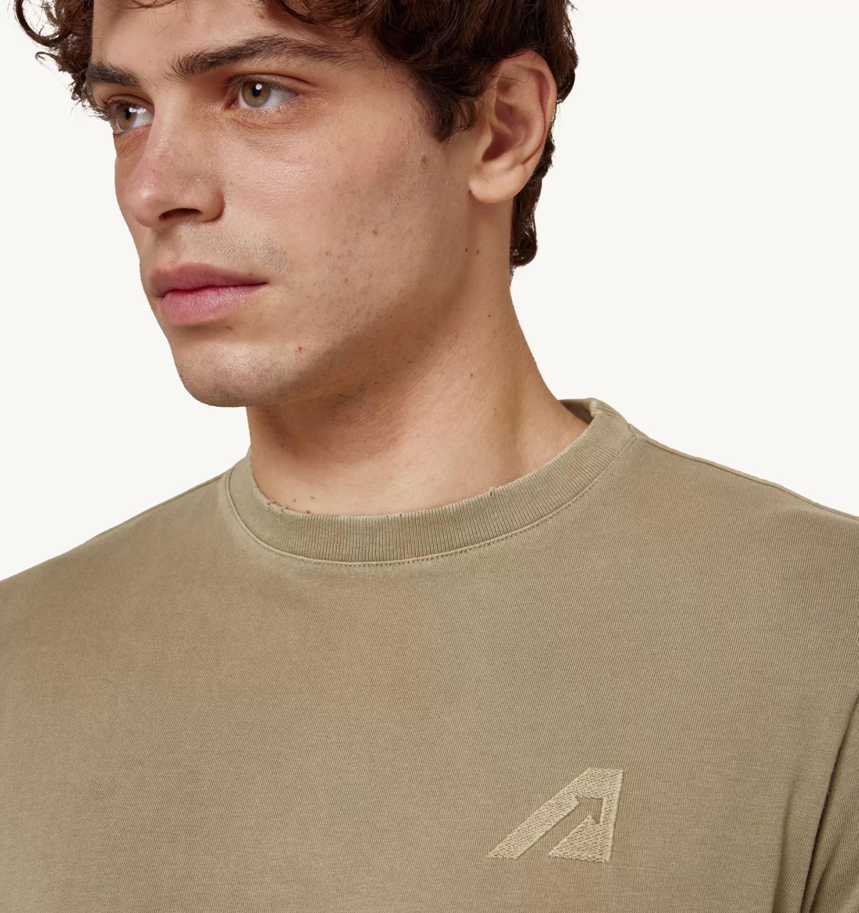 Männer AUTRY T-Shirt Mit Rundhalsausschnitt Supervintage Grun