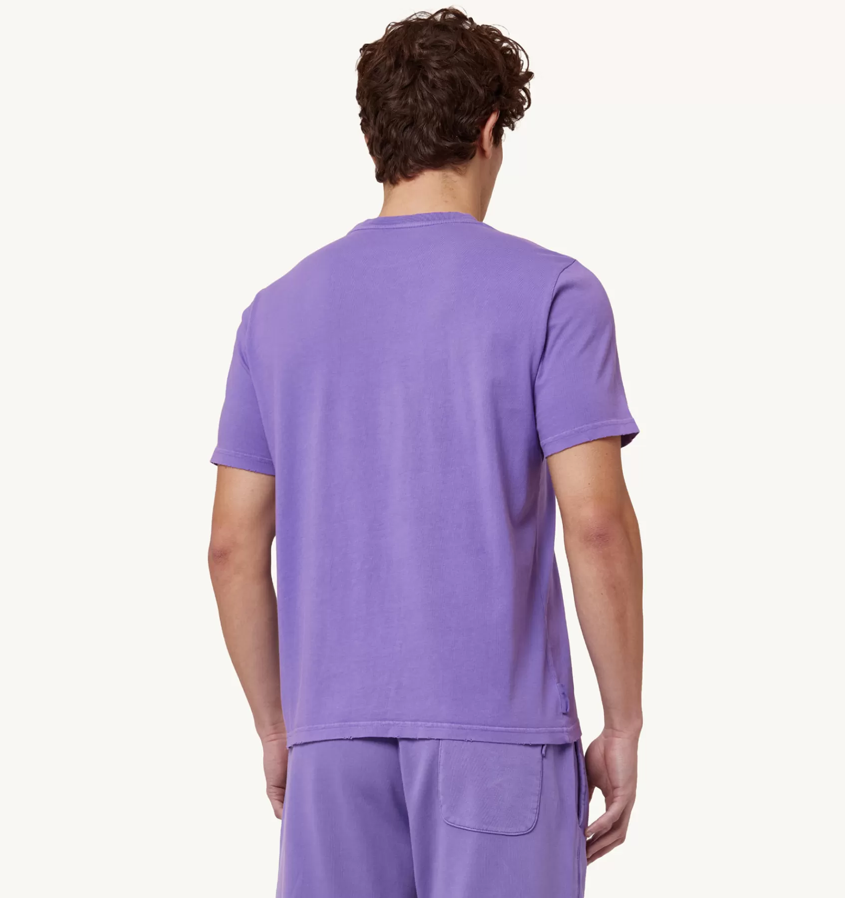 Männer AUTRY T-Shirt Mit Rundhalsausschnitt Supervintage Lila