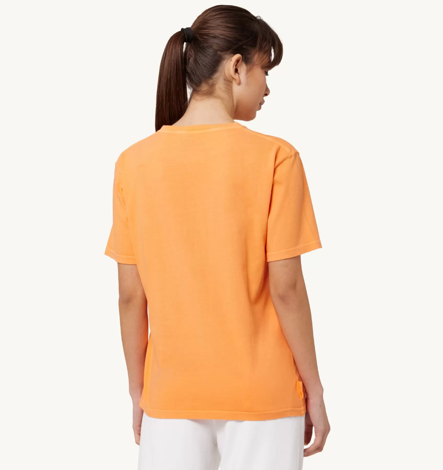 Frauen AUTRY T-Shirt Mit Rundhalsausschnitt Supervintage Orange